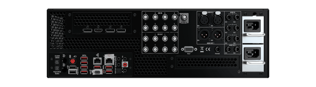 TriCaster® 2 Elite - Back view