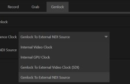 NDI Genlock