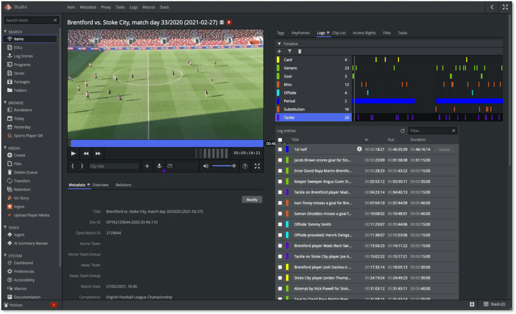 Viz One 7.5 - Logger functionality now available directly in Studio