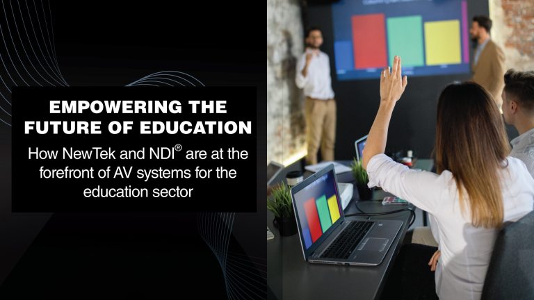 The Modern Hybrid Learning Classroom: How Vizrt Video Workflows and NDI’s IP Connectivity Empower Today’s Educator